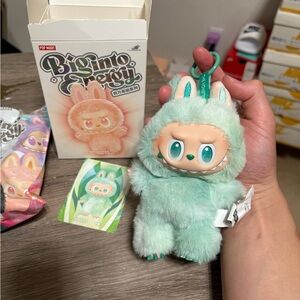 100% Authentic Pop Mart Labubu Big Into Energy Series Plush - Serenity Green 🔥